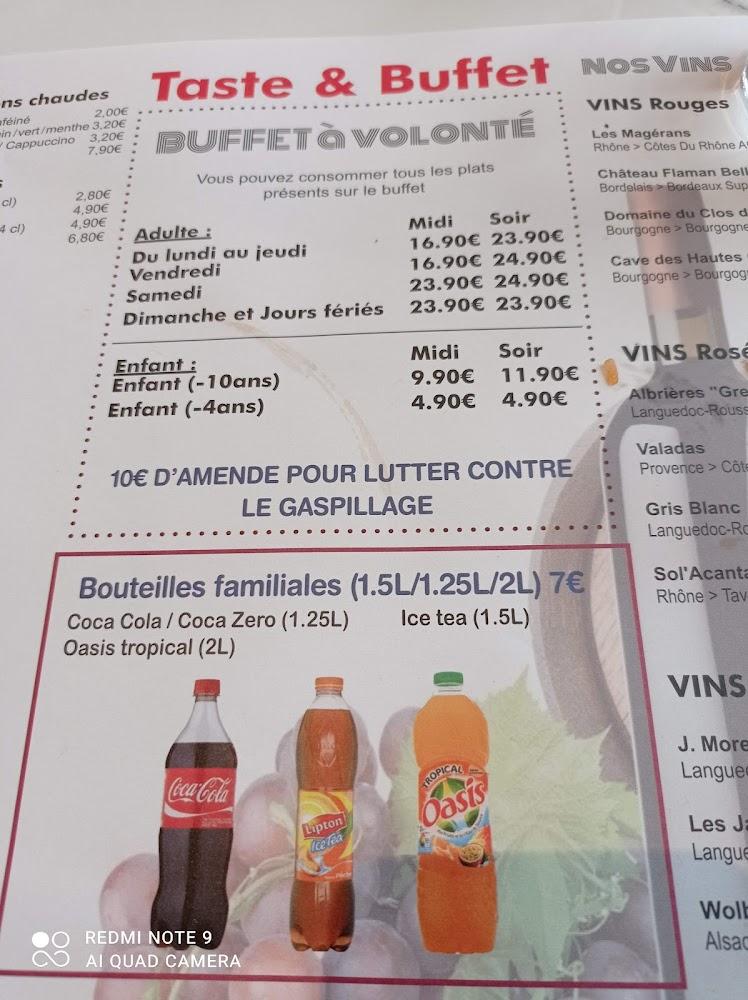 Taste Buffet - Menu Image 3